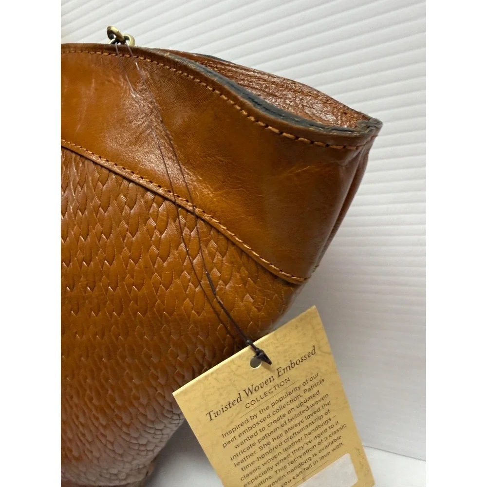 Patricia Nash TWEMANDIA Leather Satchel PURSE W/ EXTRAS, SCARF,  RETIRED NEW
